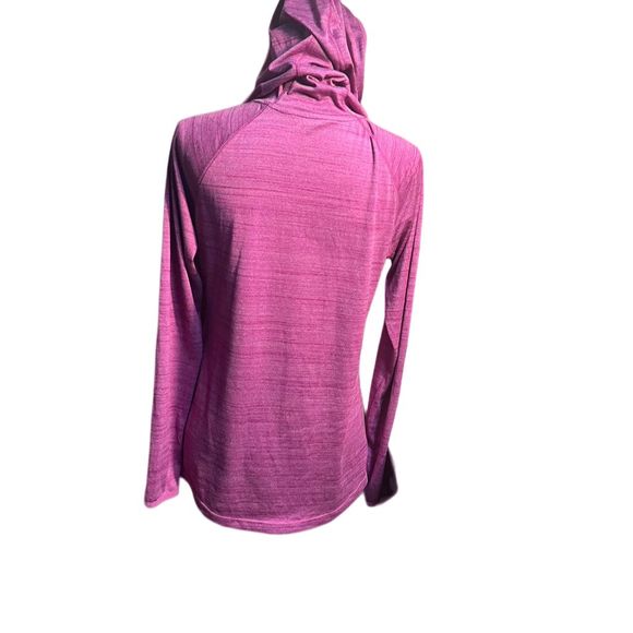Women's Pink Reebok Cowl Neck Pullover Size M - Picture 3 of 3
